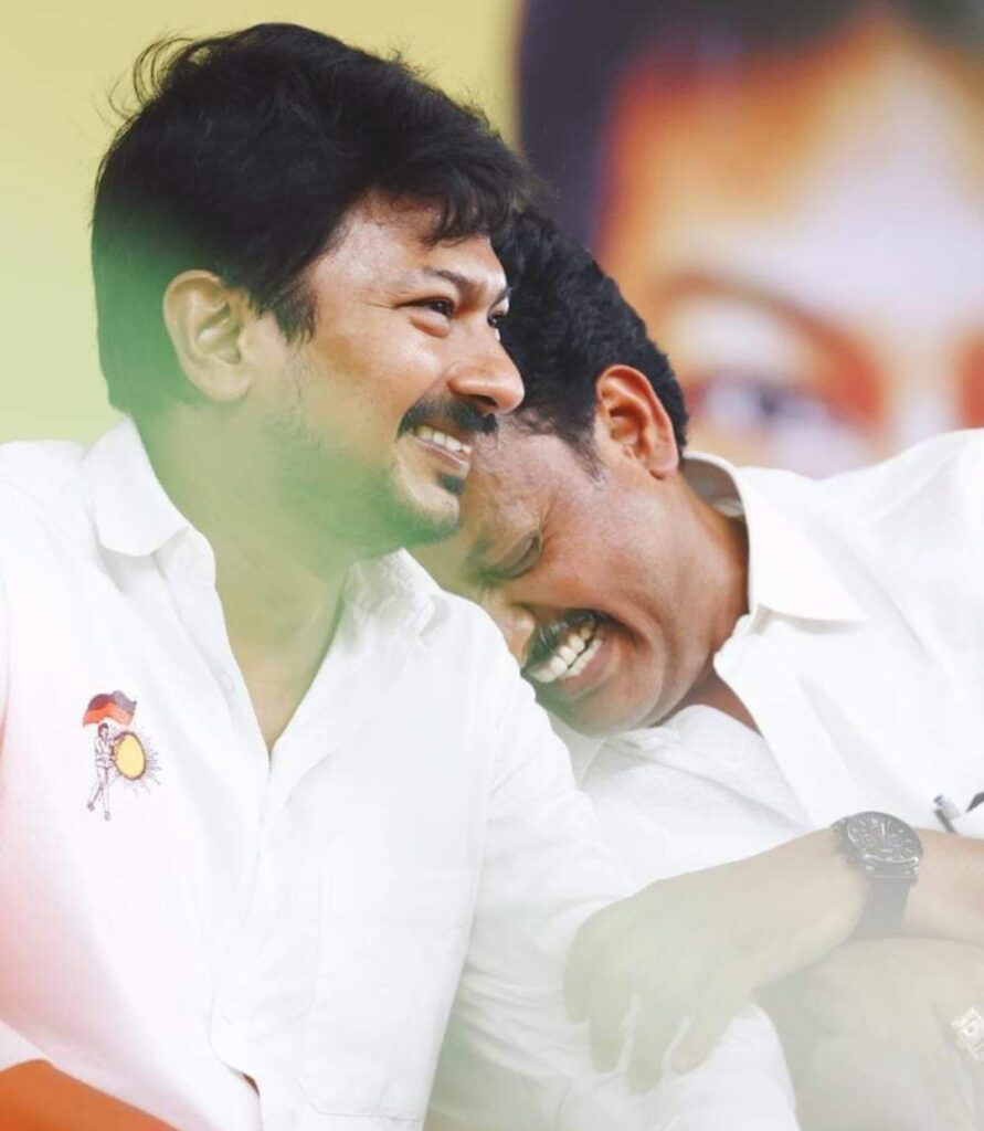 அன்பில் - உதயநிதி நட்பு