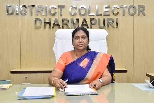 தருமபுரி கலெக்டர் சாந்தி