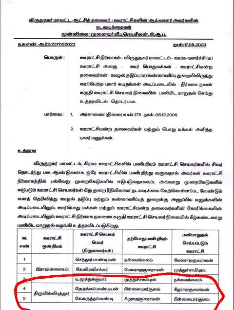 பணி இடை நீக்கம்