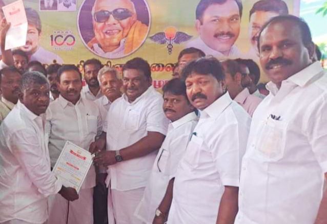 ஆ.ராசாவுடன் அமைச்சர் சிவசங்கர்