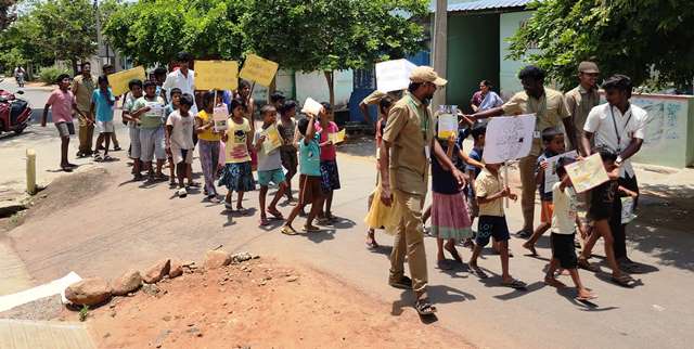 இமயம் வேளாண் மற்றும் தொழில்நுட்ப கல்லூரி மாணவர்கள்.