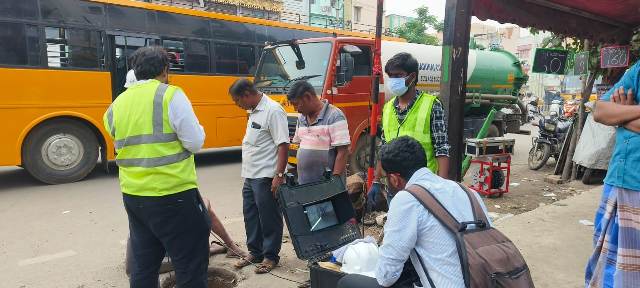 கழிவுநீர் அகற்ற நவீன கருவி 