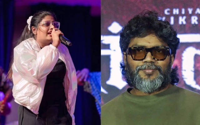 பாடகி இசைவாணி மற்றும் இயக்குநர் பா.ரஞ்சித்