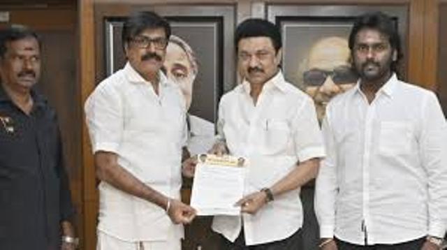 முதல்வர் மு.க.ஸ்டாலினை சந்தித்த விஜயபிரபாகரன், சுதீஷ், பார்த்தசாரதி