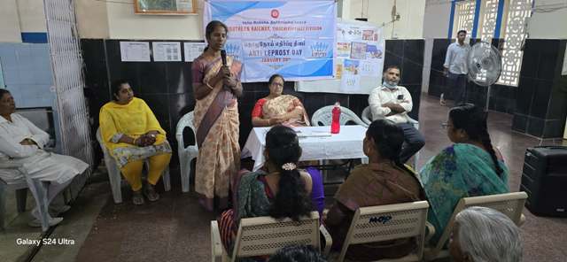 தொழுநோய் எதிர்ப்பு தினம் .