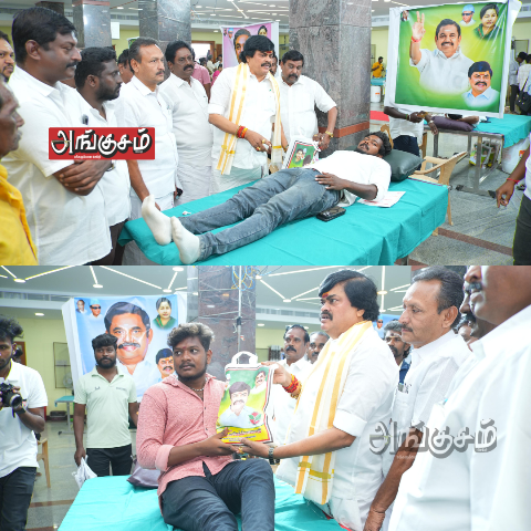 இளைஞர்கள் ரத்ததானம்