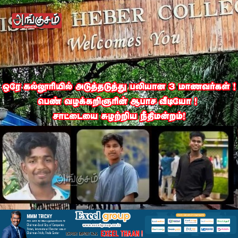 கல்லூரி மாணவா் உயிரிழப்பு