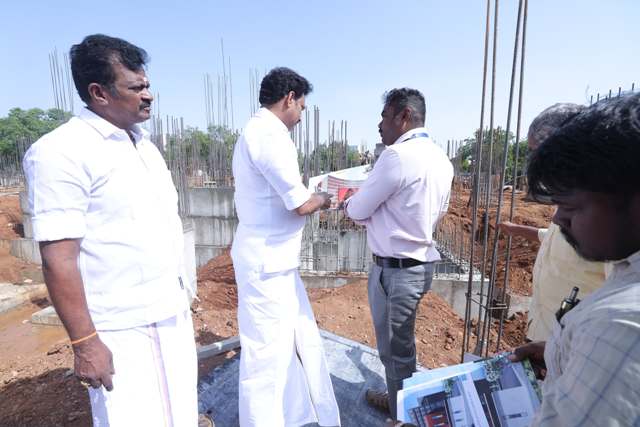 கட்டிட பணிகள் ஆய்வு