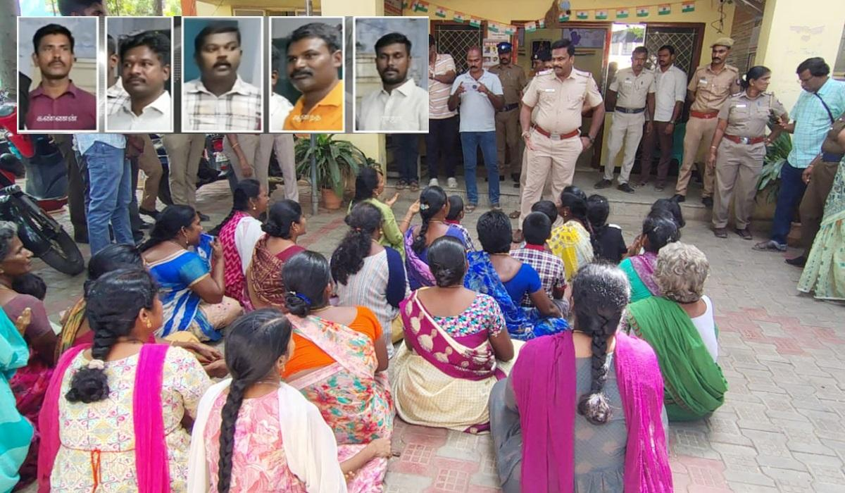 மேல் அதிகாரிகள் சொல்லி தான் எங்கள் கணவர்கள் செய்தார்கள் தனிப்படை குடும்பத்தினர்.