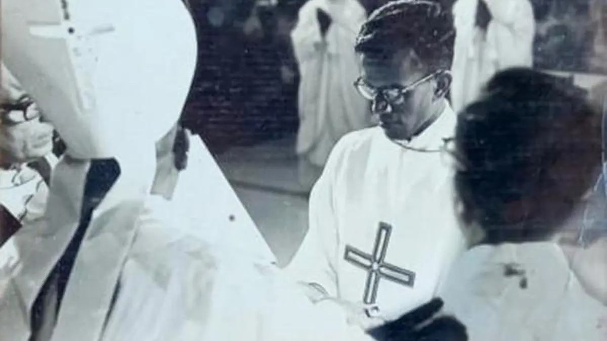 1970: Stan Swamy’s priesthood ordination in Manila, the Philippines.