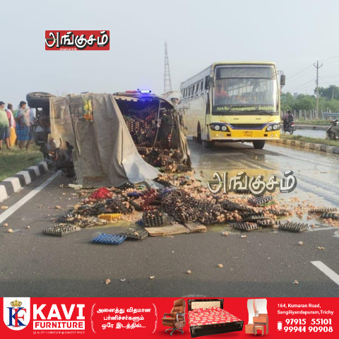 லாரி விபத்து