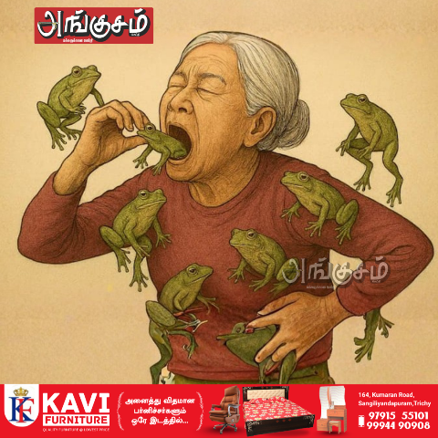 தவளை விழுங்கிய மூதாட்டி
