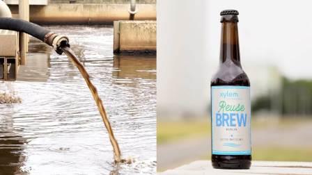 கழிவு நீரில் பீர்