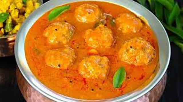 மட்டன் கறி உருண்டை குழம்பு