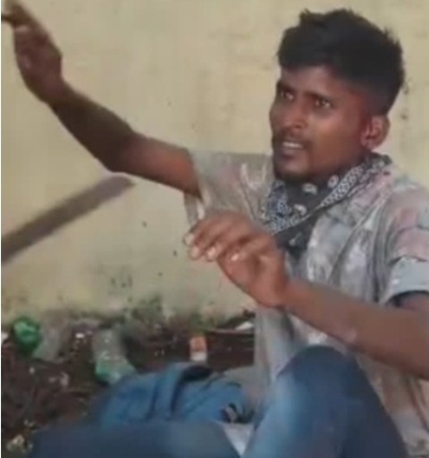 தாக்கப்பட்ட வாலிபா்