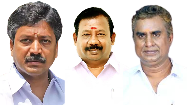 சி.வி.சண்முகம், குமரகுரு, வேலுமணி,