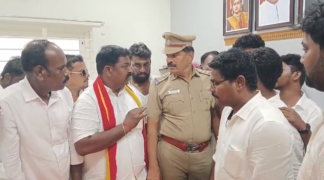 துணை சபாநாயகரிடம் முறையிட்ட த.வெ.க. நிர்வாகிகள் !