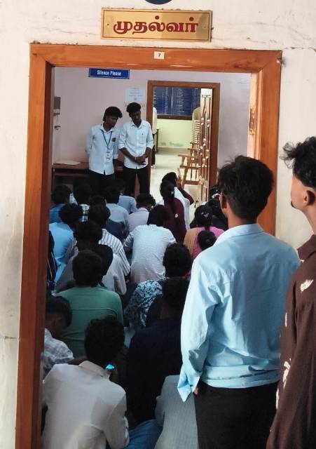 students protest